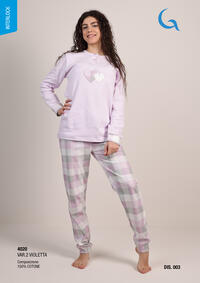 PIGIAMA RAGAZA M/L 4020 Tellini S.r.l. Ingrosso Abbigliamento